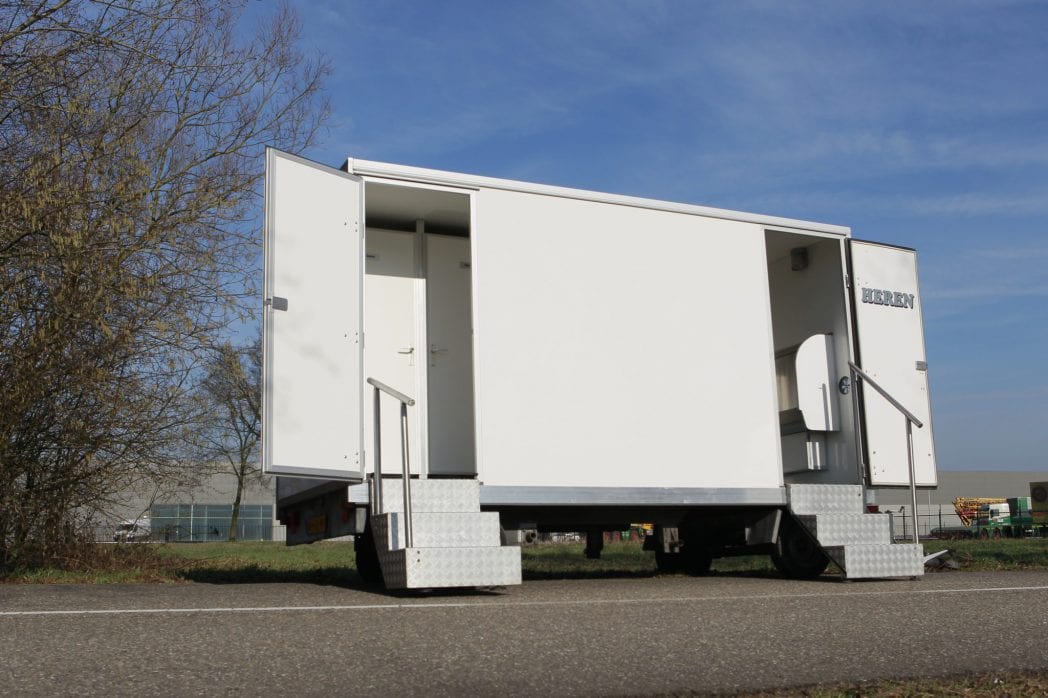 Type TW02 kleinere toiletwagen, past op een oprit